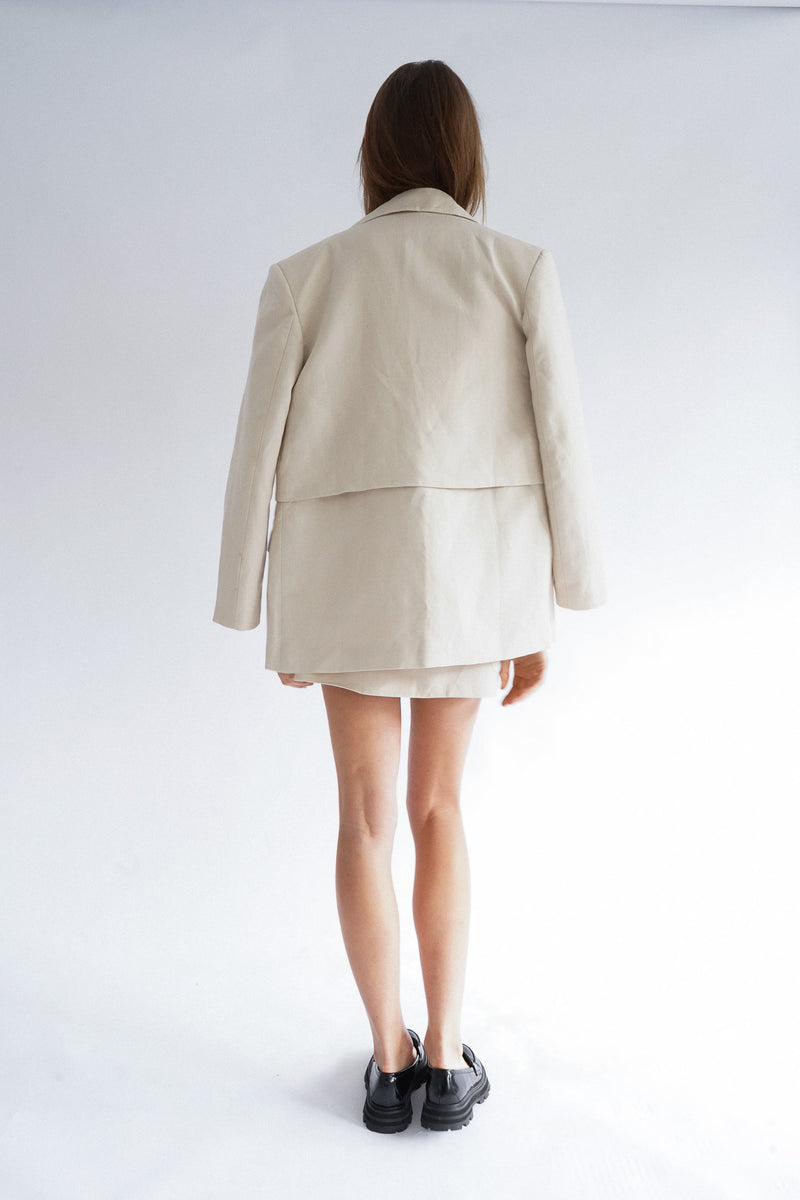 FRANKIE BLAZER CREAM